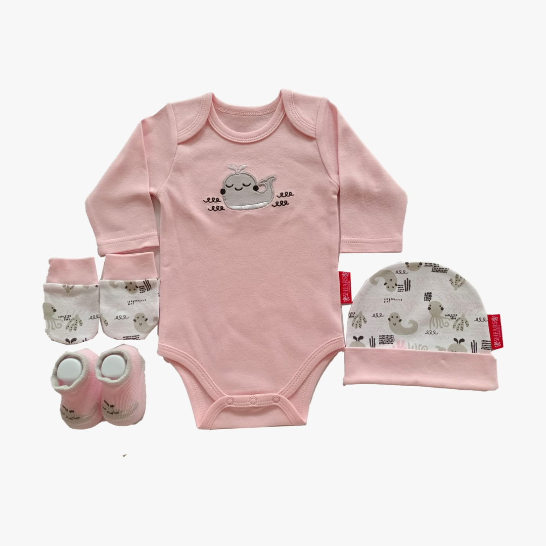 Shears Spring Gift Set 4pcs PINK WHALE